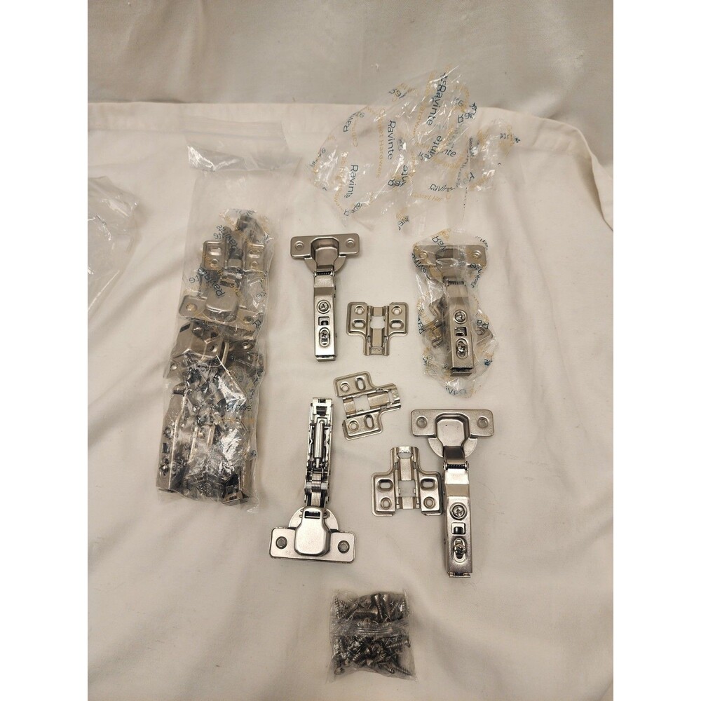 8 Ravinte soft-close 1/2 inch overlay concealed cabinet hinge